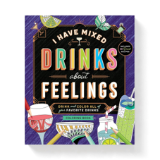 חוברת צביעה I HAVE MIXED DRINKS ABOUT FEELINGS COLORING BOOK