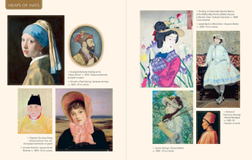 ספר מדבקות THE ART LOVER'S STICKER BOOK