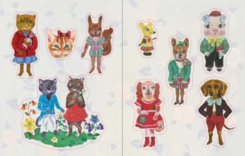 ספר מדבקות NATHALIE LETE STICKER BOOK