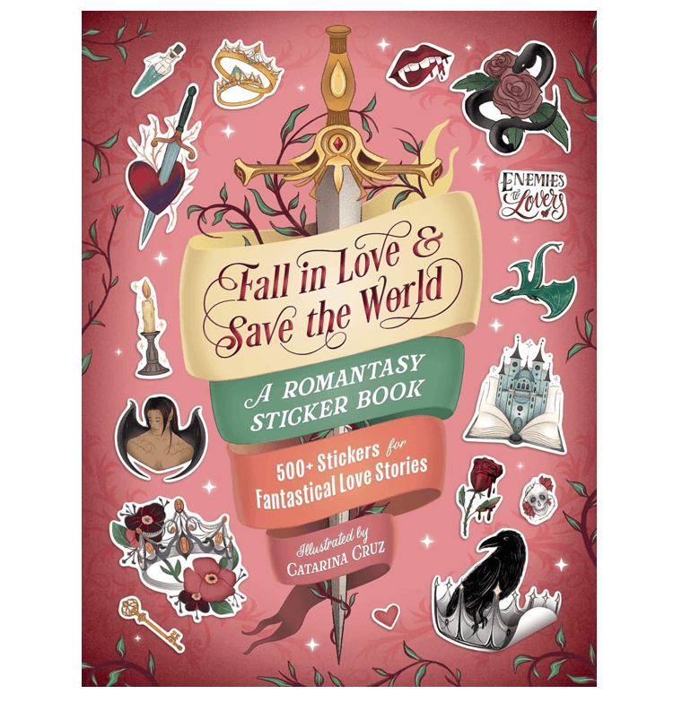 ספר מדבקות FALL IN LOVE AND SAVE THE WORLD STICKER BOOK