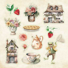 חוברת מדבקות THE SIMPLE LIFE COTTAGECORE STICKERS