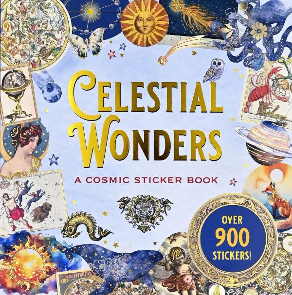 חוברת מדבקות CELESTIAL WONDERS A COSMIC STICKER BOOK
