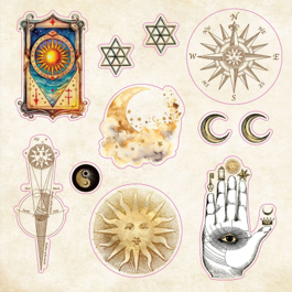 חוברת מדבקות CELESTIAL WONDERS A COSMIC STICKER BOOK