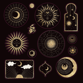 חוברת מדבקות CELESTIAL WONDERS A COSMIC STICKER BOOK