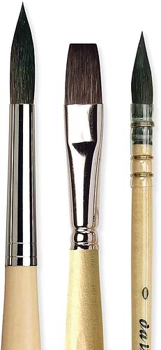 מארז 3 מכחולים da Vinci KPETIT GRIS PUR 418