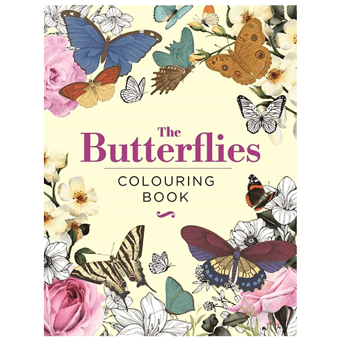 חוברת צביעה THE BUTTERFLIES COLOURING BOOK