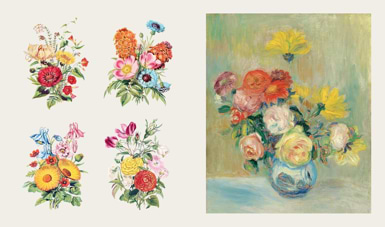 ספר מדבקות THE STICKER TREASURY OF BLOOMS AND BUTTERFLIES