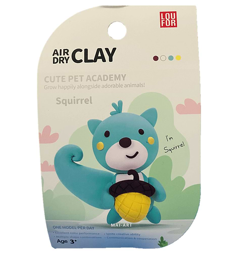 ערכה של חימר מתייבש באויר -סנאי AIR DRY CLAY 