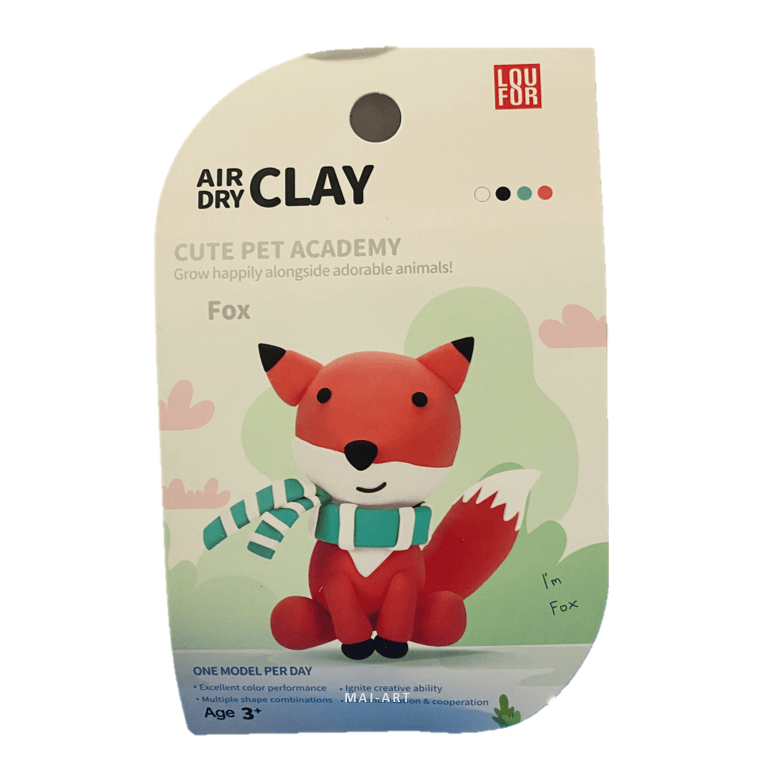 ערכה של חימר מתייבש באויר - שועל AIR DRY CLAY 