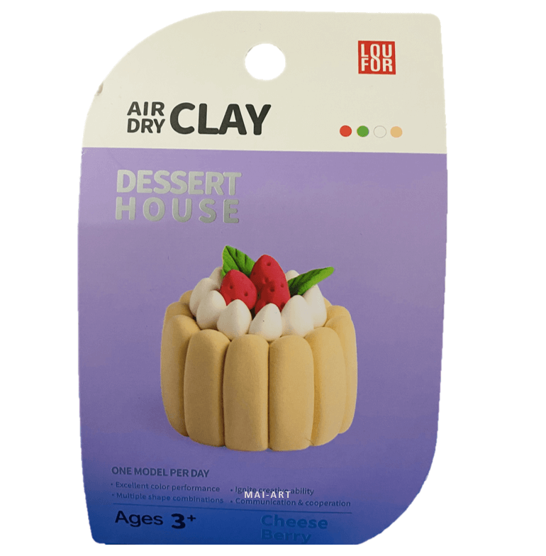 ערכה של חימר מתייבש באויר -   AIR DRY CLAY cheese berry