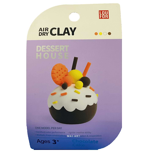 ערכה של חימר מתייבש באויר - AIR DRY CLAY chocolate cake