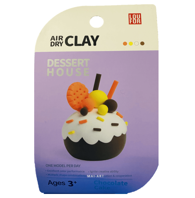 ערכה של חימר מתייבש באויר - AIR DRY CLAY chocolate cake