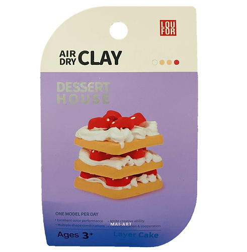 ערכה של חימר מתייבש באויר - AIR DRY CLAY layer cake
