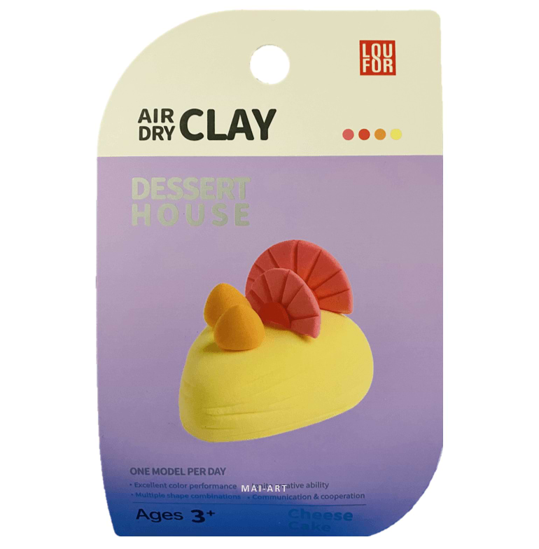 ערכה של חימר מתייבש באויר - AIR DRY CLAY cheese cake