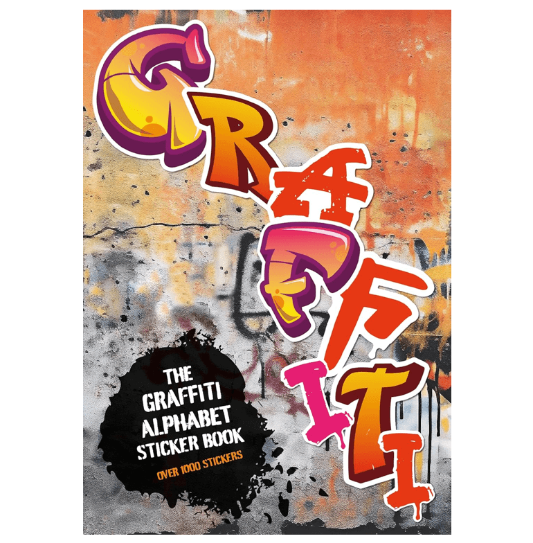 ספר מדבקות THE GEAFFITI ALPHABET SRICKER BOOK