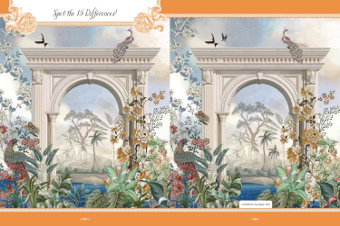 ספר מדבקות VINTAGE BLOSSOMS AND BLOOMS