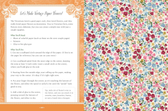 ספר מדבקות VINTAGE BLOSSOMS AND BLOOMS
