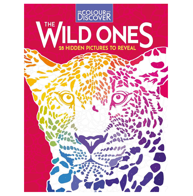חוברת צביעה THE WILD ONES COLOUR AND DISCOVER