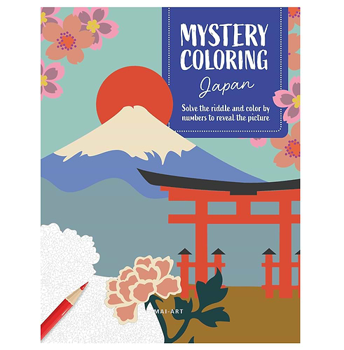 חוברת צביעה MYSTERY COLORIND JAPAN