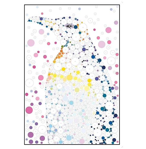 חוברת צביעה במדבקות תוכי STICKER DOTS WILD ANIMALS