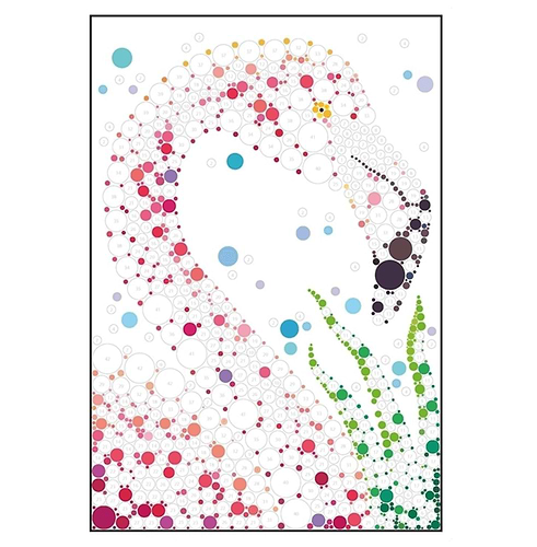 חוברת צביעה במדבקות טבע STICKER DOTS WILD NATORE