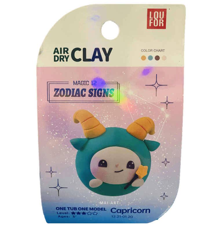 ערכה של חימר מתייבש באויר טלה - AIR DRY CLAY capricorn