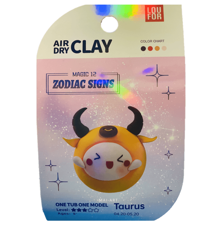 ערכה של חימר מתייבש באויר שור - AIR DRY CLAY taurus