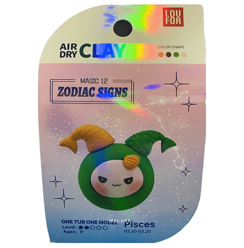 ערכה של חימר מתייבש באויר דגים - AIR DRY CLAY pisces