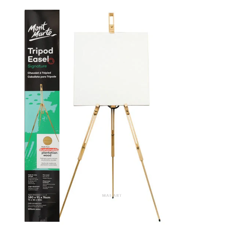 כן ציור עץ מתקפל  TRIPOD EASEL SIGNATURE MONT MARTE