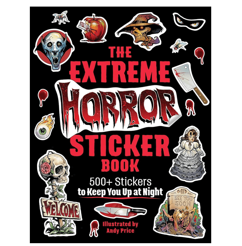 ספר מדבקות THE EXTREME HORROR SRICKER BOOK