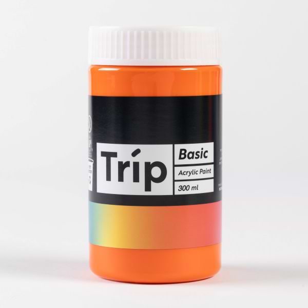 אקריליק טריפ 300 מ"ל כתום TRIP