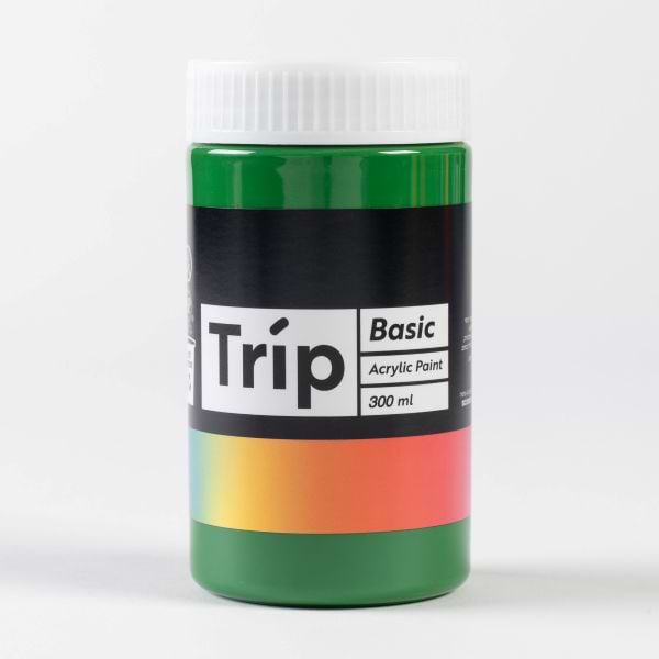 אקריליק טריפ 300 מ"ל ירוק זית TRIP