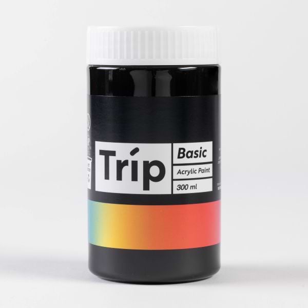 אקריליק טריפ 300 מ"ל שחור TRIP