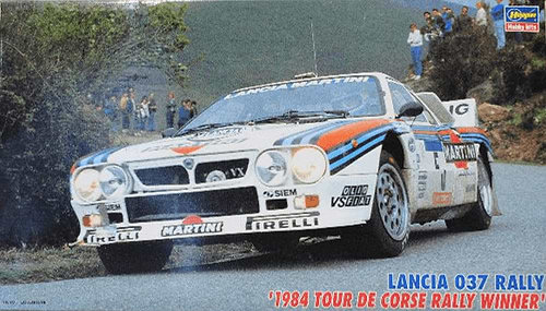 ערכת הרכבה מכונית LANCIA 037 RALLY HASEGAWA 