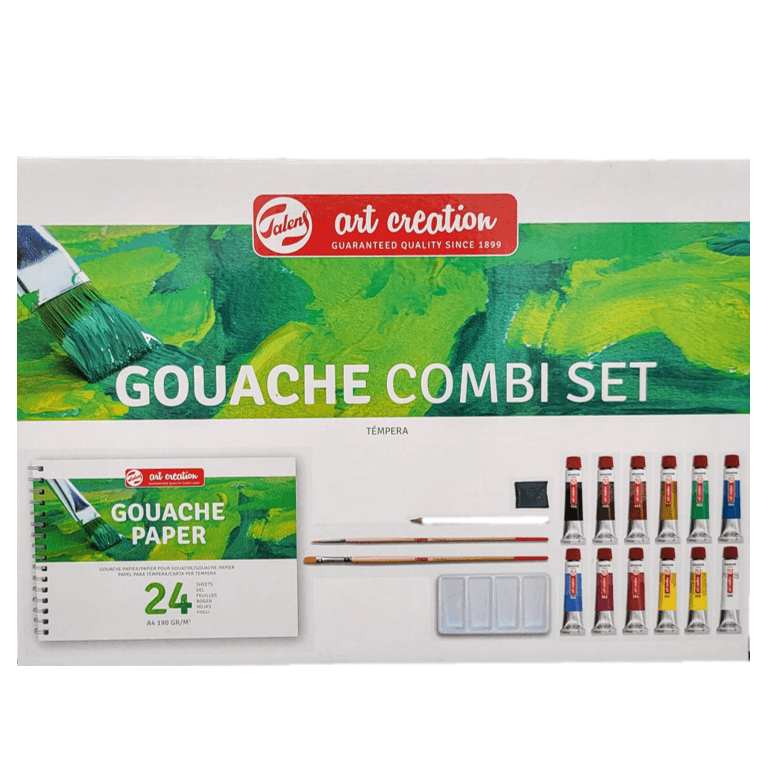 מארז 12 צבעי גואש 12 מל ארט קרייאשן GOUACHE COMBI SET