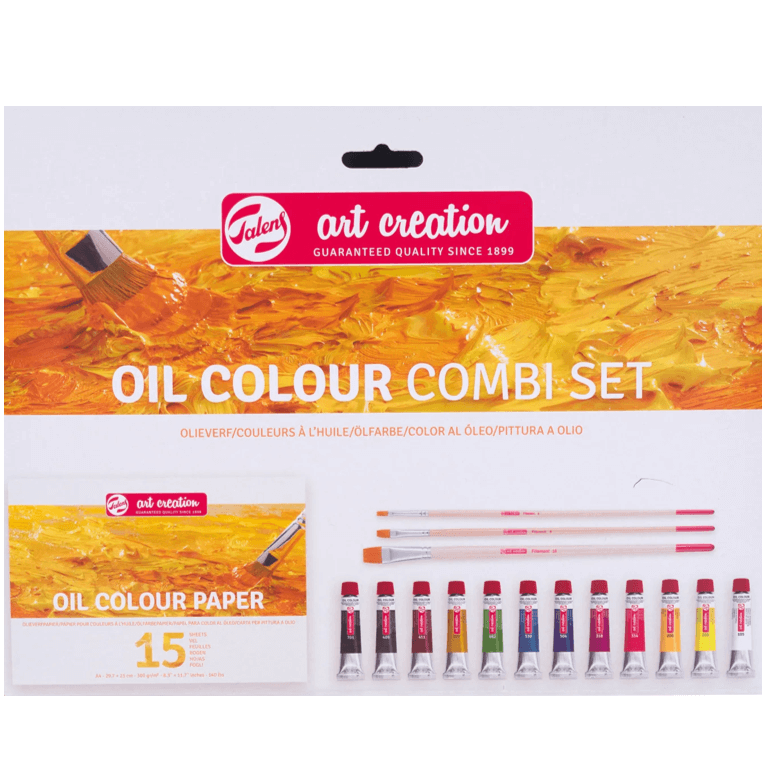 סט צבעי שמן קומבי סט 12  ארט קריאיישן OIL COLOUR COMBI SET