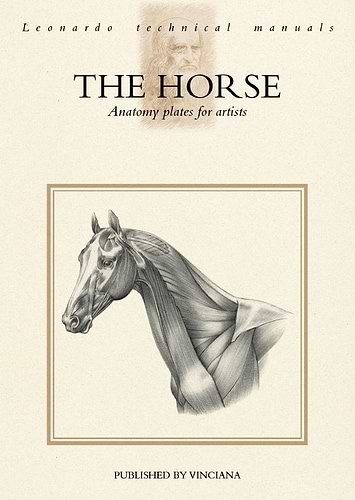 חוברת לאונרדו הסוס לוחות אנטומיה לאמן THE HORSE