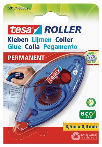 סרט דבק קבוע TESA ROLLER PERMANENT