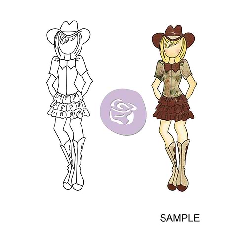 חותמת  BECKY CLING STAMP 1