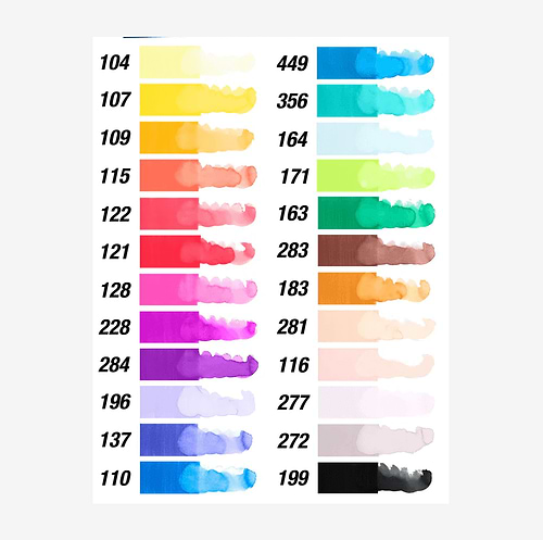 סט 24 טושים בסיס מים  דו צדדיים FABER CASTELL GOLDFABER AQUE 