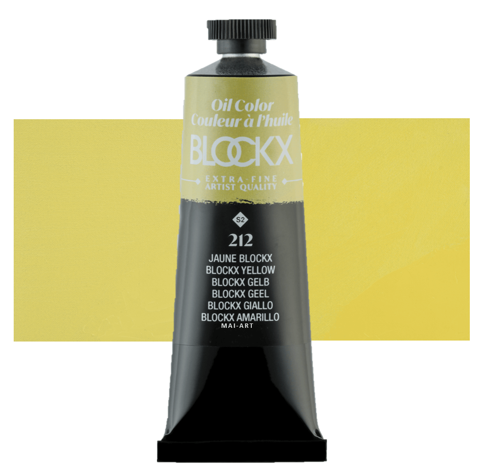 צבע שמן בלוקס 35מ"ל סדרה 2 BLOCKX BLOCKY YELLOW 212