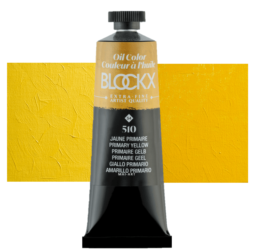 צבע שמן בלוקס 35מ"ל סדרה 4 BLOCKX Primary Yellow 510