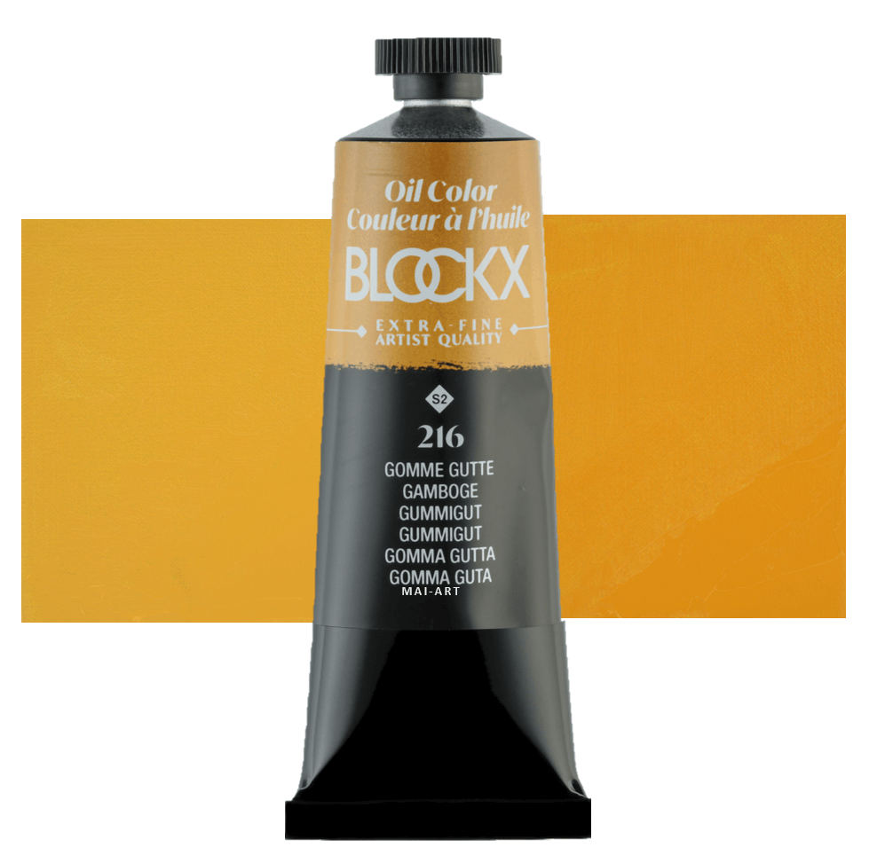 צבע שמן בלוקס 35מ"ל סדרה 2 BLOCKX GAMBOGE 216