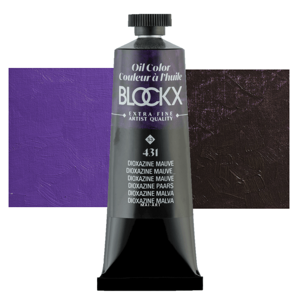 צבע שמן בלוקס 35מ"ל סדרה 3 BLOCKX Dioxazine Mauve 431