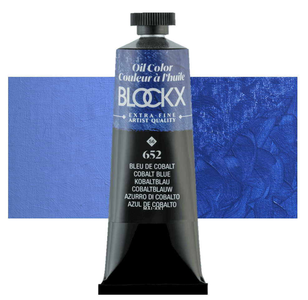 צבע שמן בלוקס 35מ"ל סדרה 6 BLOCKX  Cobalt Blue 652