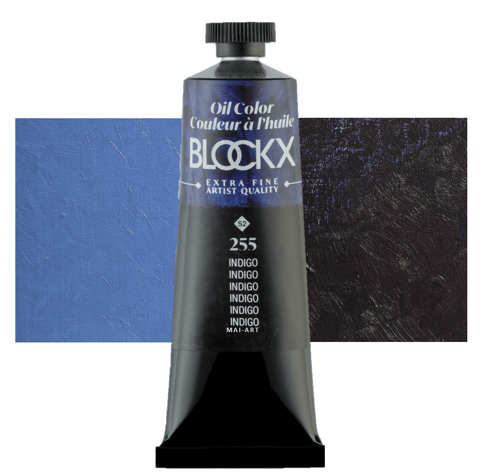 צבע שמן בלוקס 35מ"ל סדרה 2 BLOCKX Indigo 255
