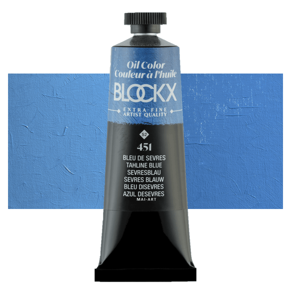 צבע שמן בלוקס 35מ"ל סדרה 2 BLOCKX Thaline Blue 451