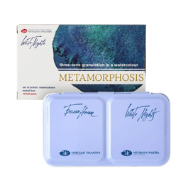  סט צבעי מים מטמורפוזה פח St Petersburg Watercolours METAMORPHOSIS 12st 