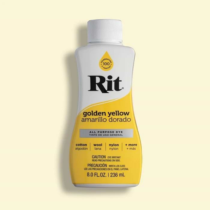 צבע לצביעת בדים  Rit  all purpose dye - golden yellow 42