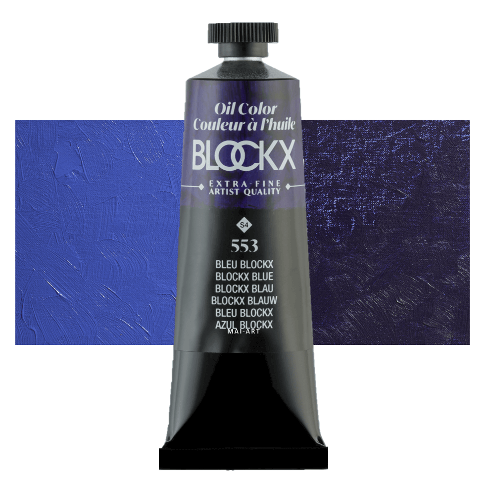 צבע שמן בלוקס 35מ"ל סדרה 4 BLOCKX  Blockx blue 553